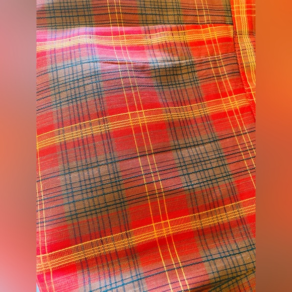 Vintage Miss Pat California Red Plaid Pencil Skirt - Picture 5 of 7